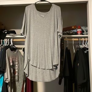 Grey long T-shirt
